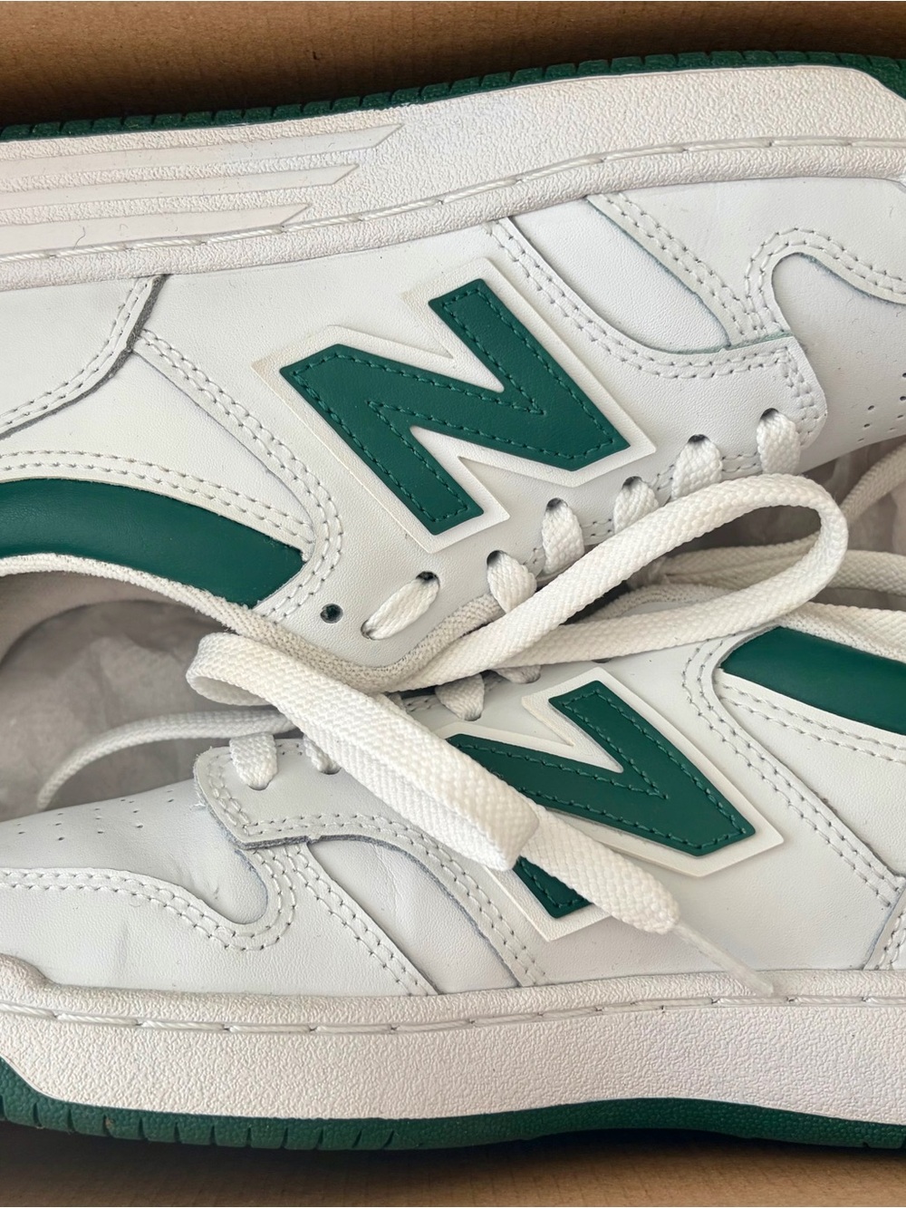 New Balance White and Nightwatch Low-Top Sneakers - Picture 2 of 4
